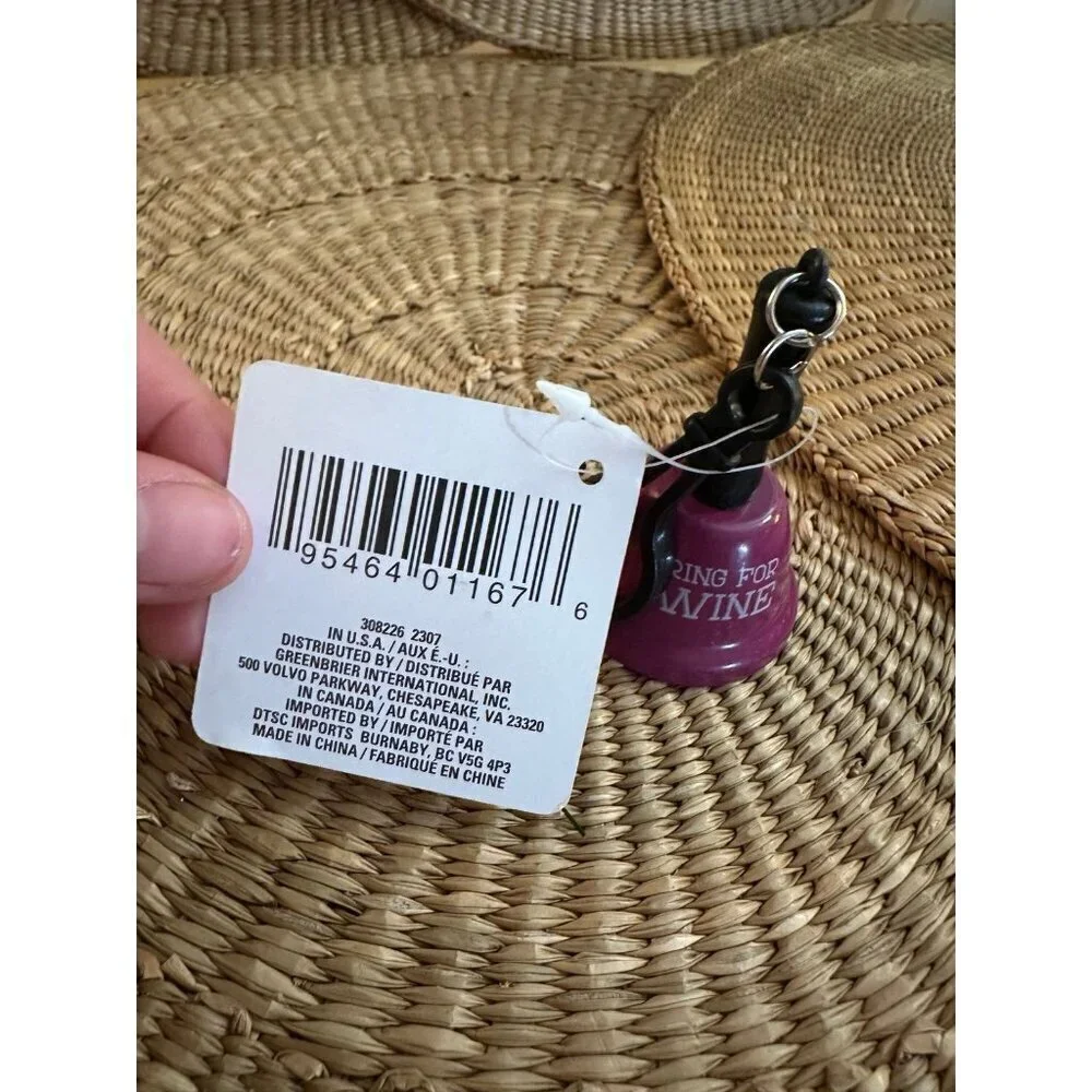 Ring for wine, mini bell